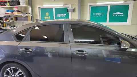 리맥 700 썬팅을 마친 K3 측면 유리